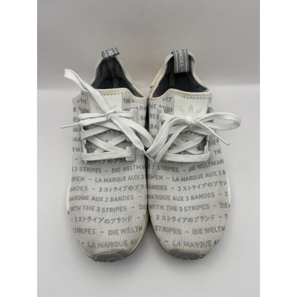 Adidas NMD R1 Whiteout Sneakers Men Size 8.5 main image 9